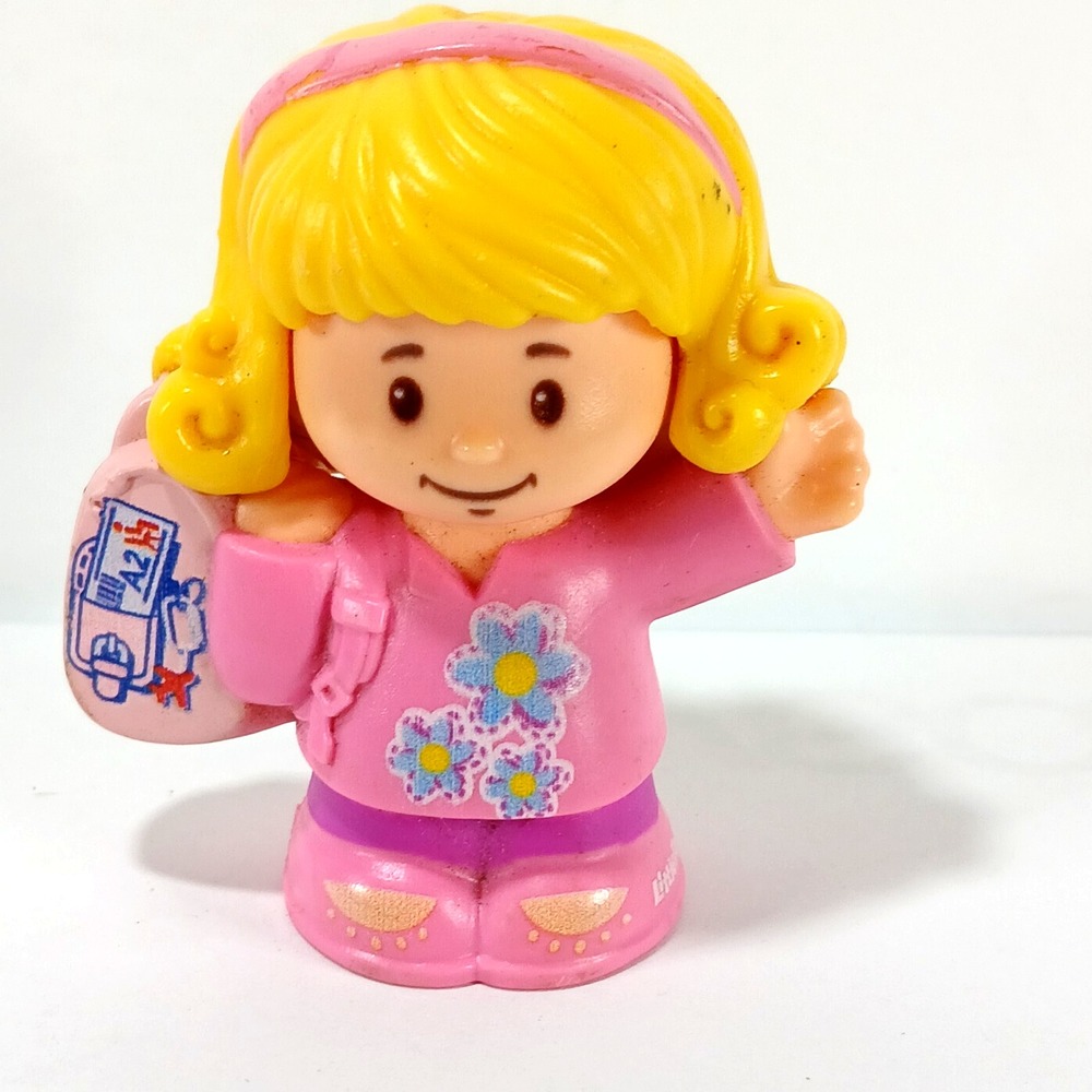 Fisher Price Little People Emma with Backpack and Ticket